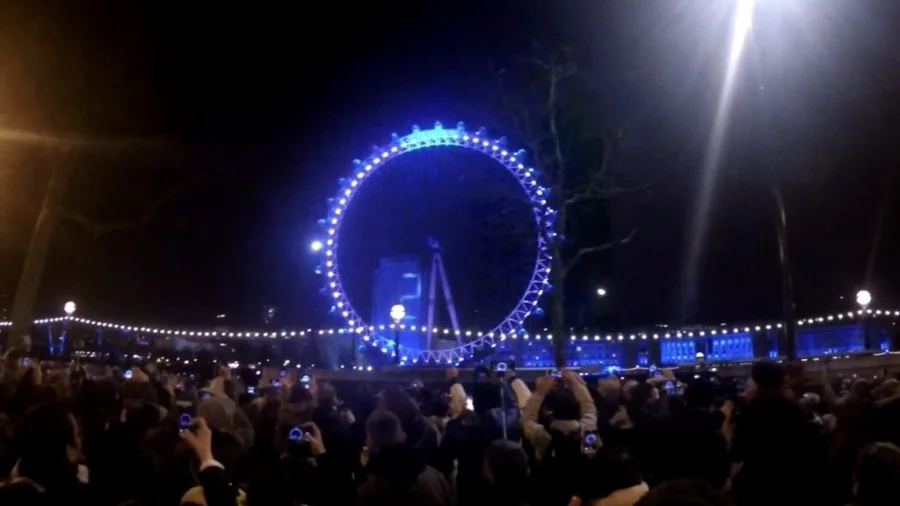 Ano Novo em londres