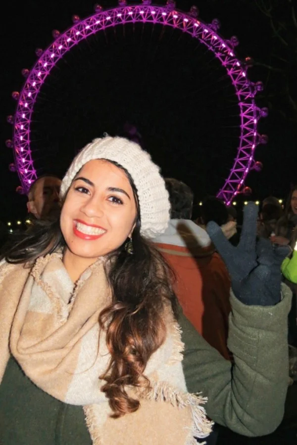 Ano Novo em Londres London Eye