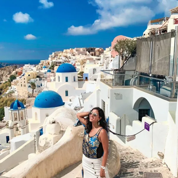 Cúpulas Azuis Santorini